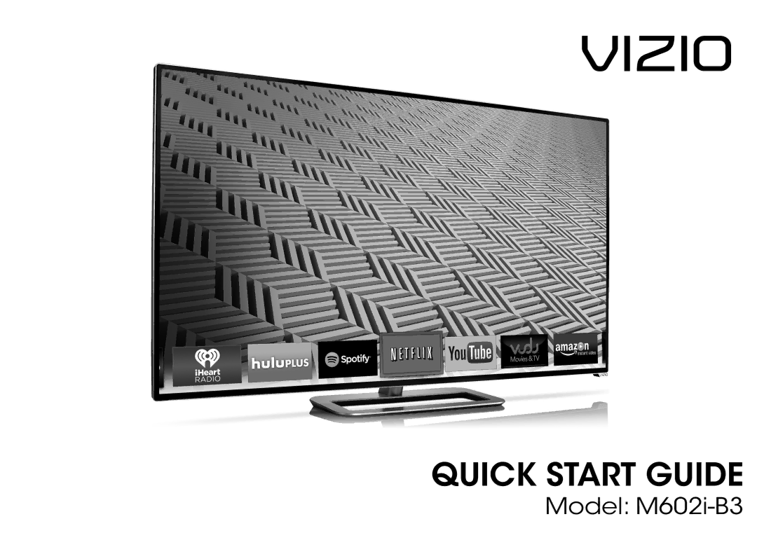 Vizio M702i-B3, M602i-B3 user manual Vizio 