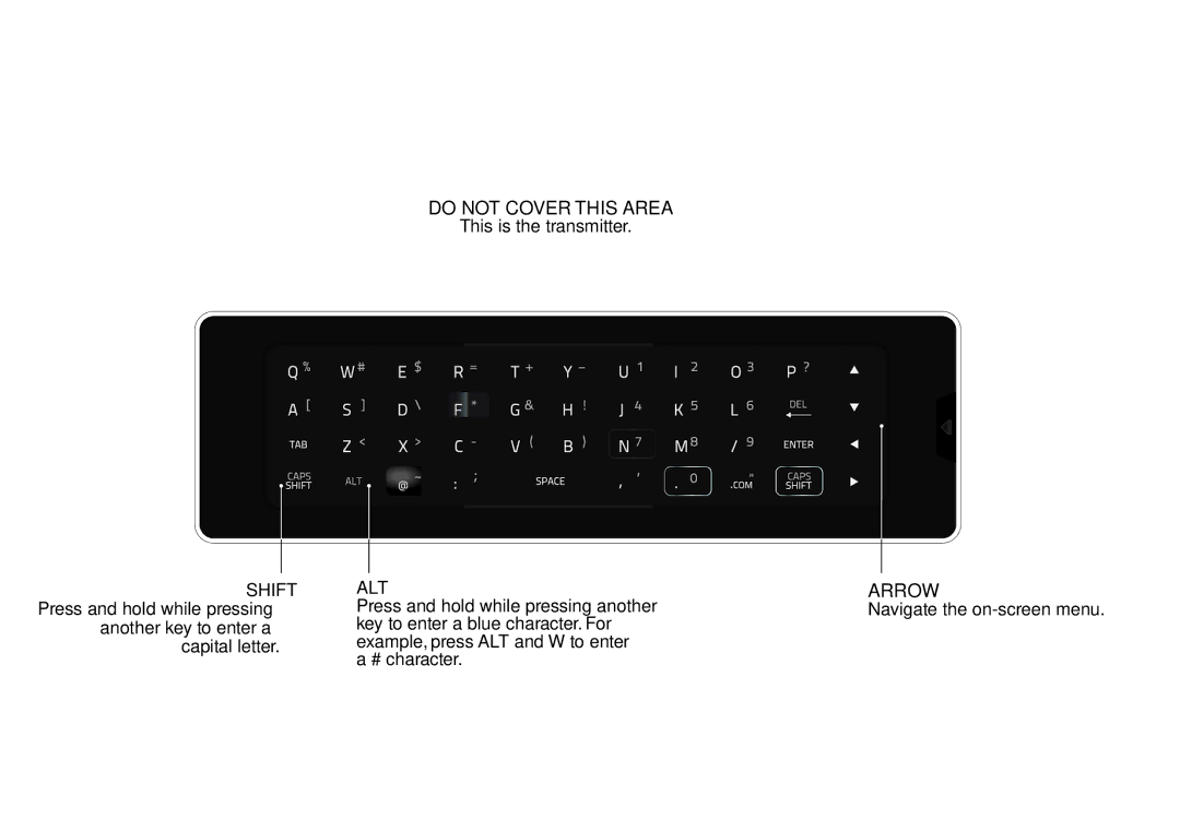 Vizio M602i-B3 quick start Arrow 