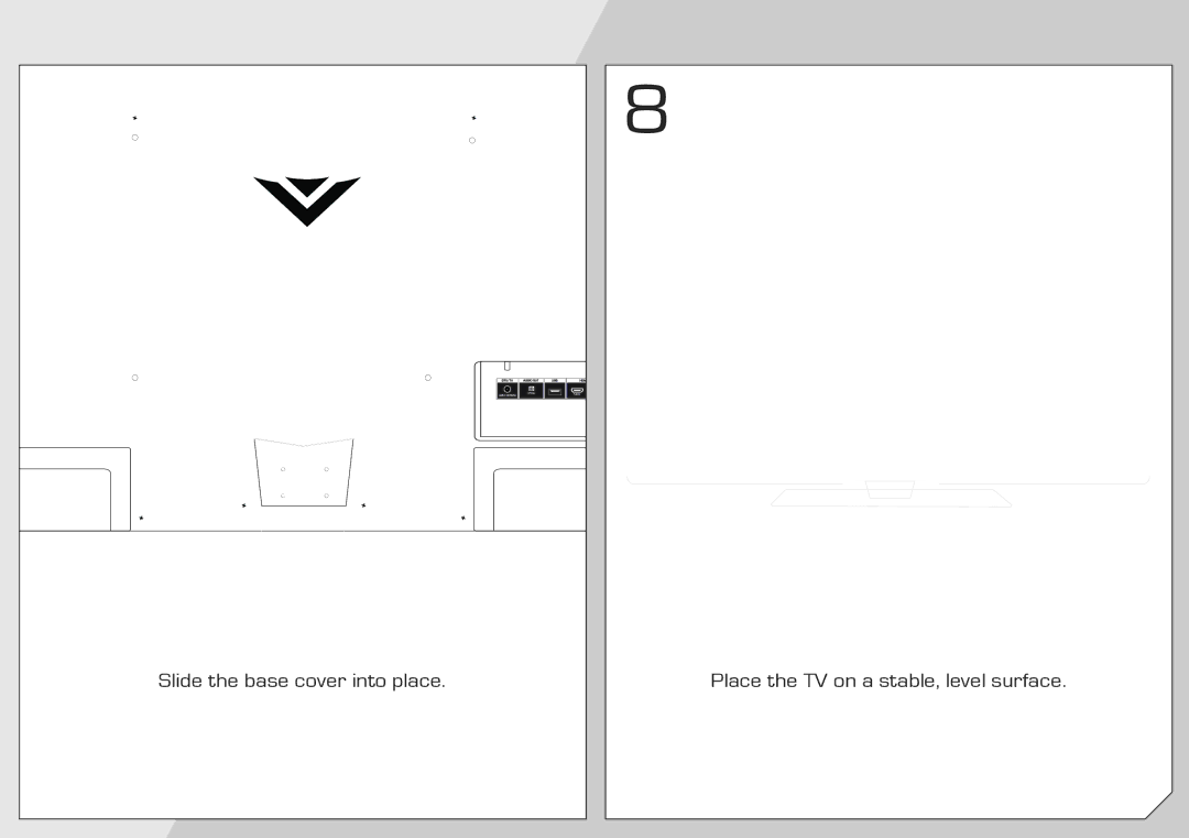 Vizio M650VSE quick start 