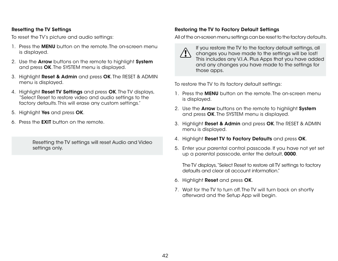 Vizio M501DA2R, M651D-A2R, M551D-A2R, M551DA2R user manual 