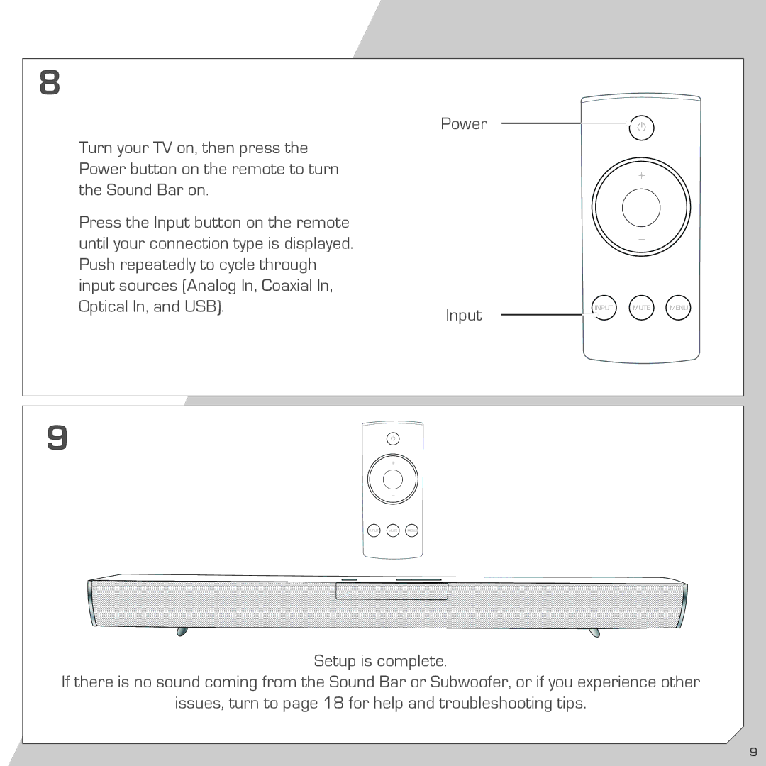 Vizio SB4021MB1 quick start 