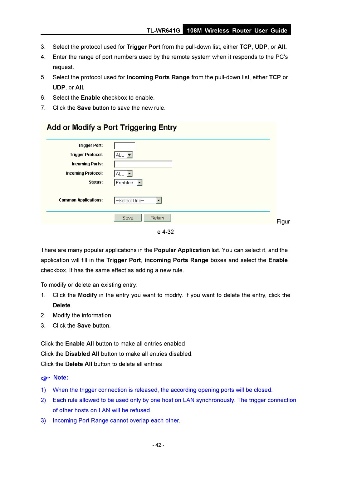 Vizio TL-WR641G manual 