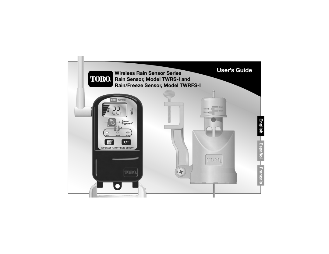 Vizio manual Wireless Rain Sensor Series, Rain Sensor, Model TWRS-I and, Rain/Freeze Sensor, Model TWRFS-I, English 