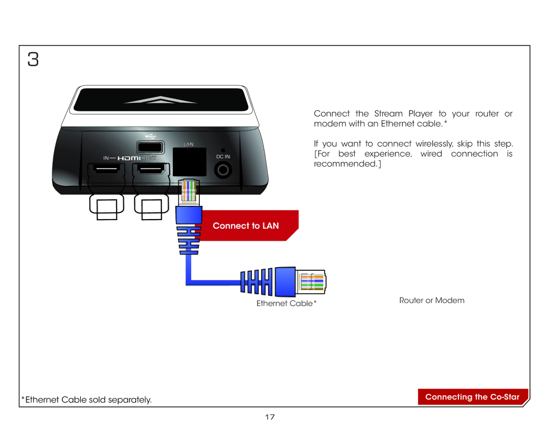 Vizio ISGB03, VAP430 specifications Connect to LAN 