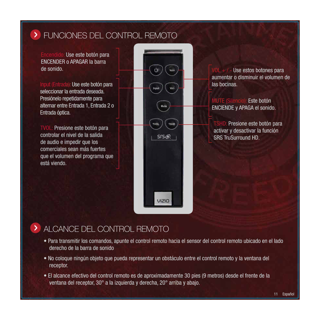 Vizio VSB200-NA manual 