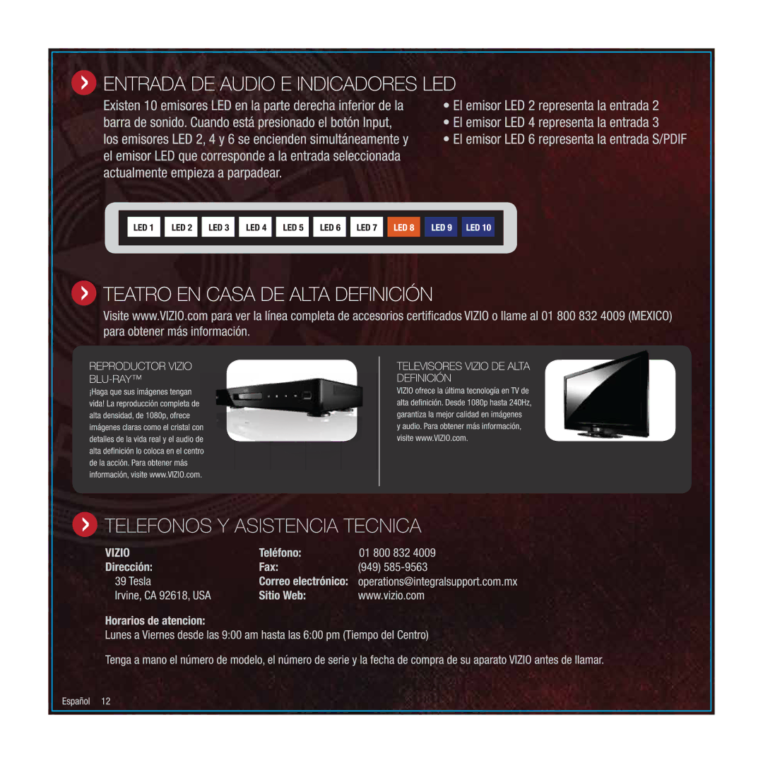 Vizio VSB200-NA manual