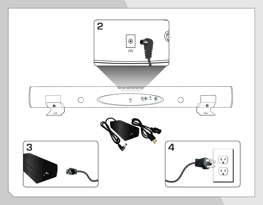 Vizio VSB201 quick start 24V 