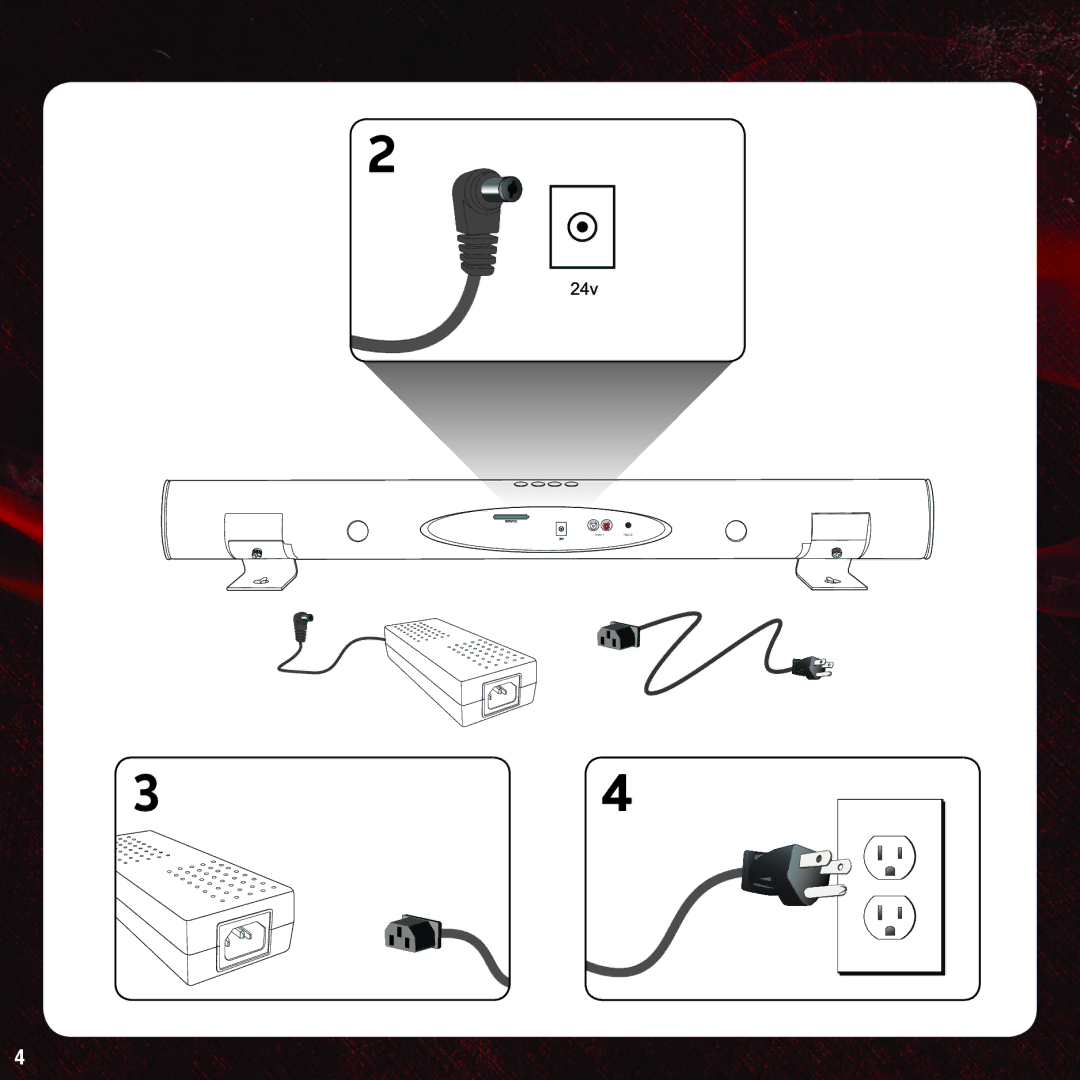 Vizio VSB205 quick start Input 