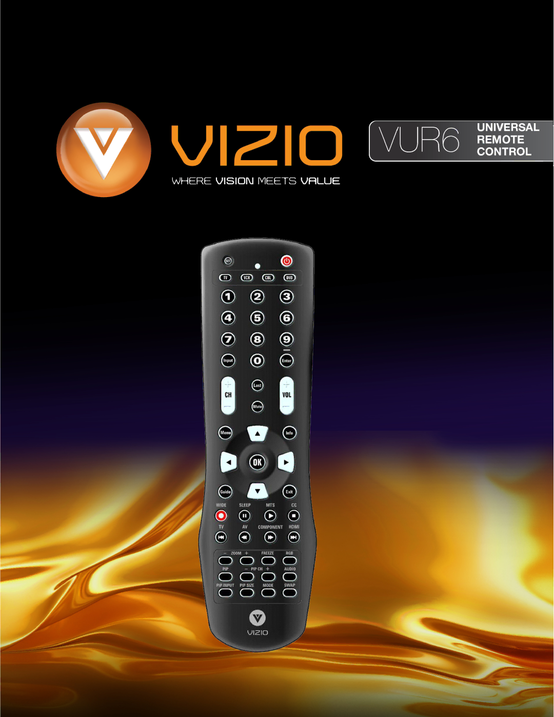 Vizio VUR6 manual 