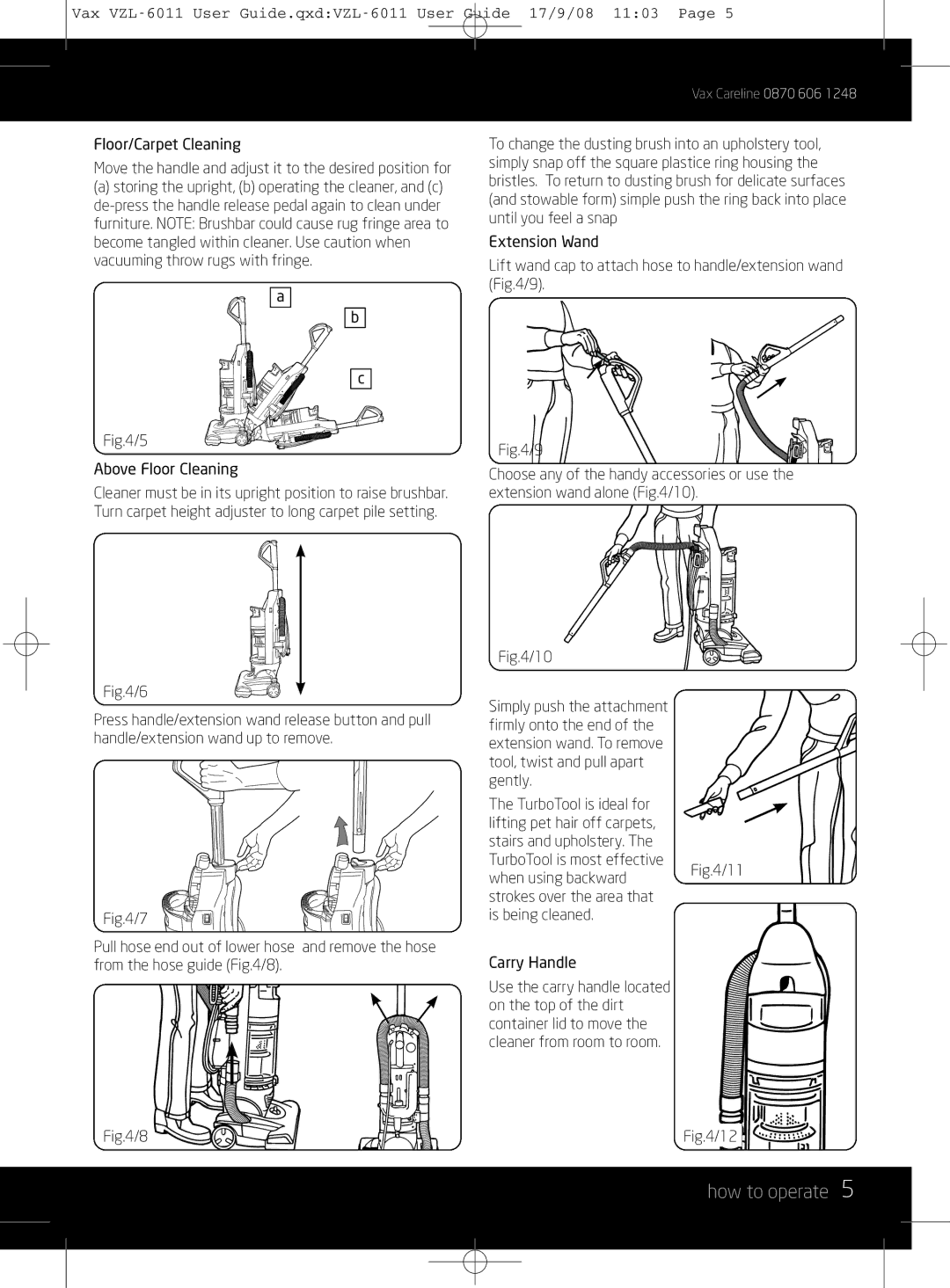 Vizio VZL-6011 instruction manual How to operate 