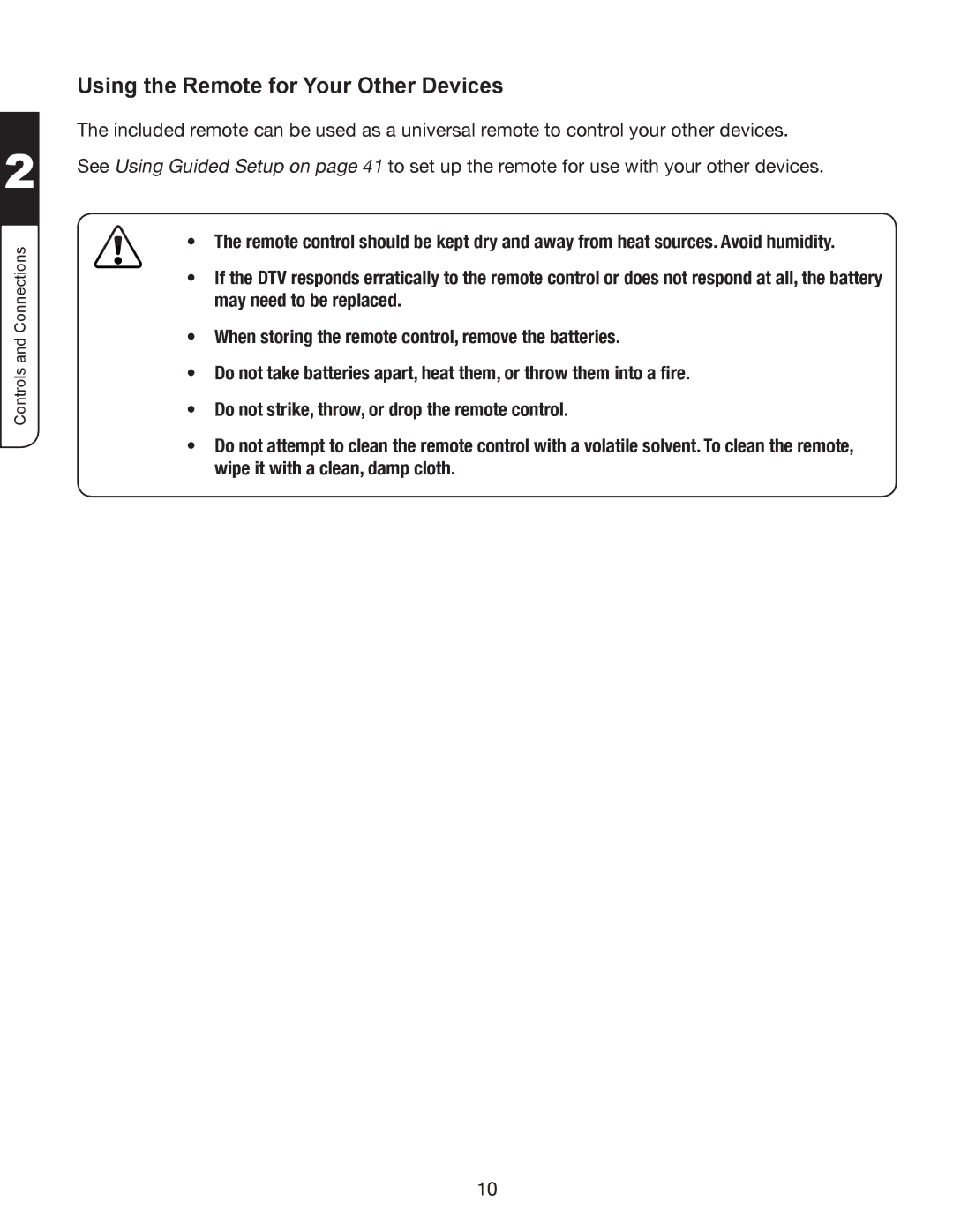 Vizio XVT3D424SV, XVT3D474SV, XVT3D554SV manual Using the Remote for Your Other Devices 