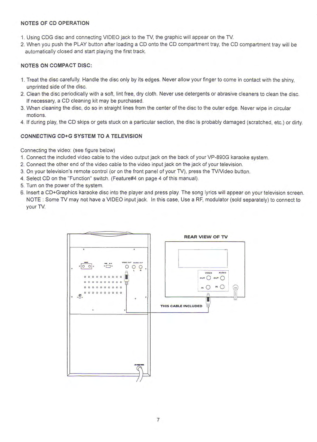 VocoPro 890 manual 