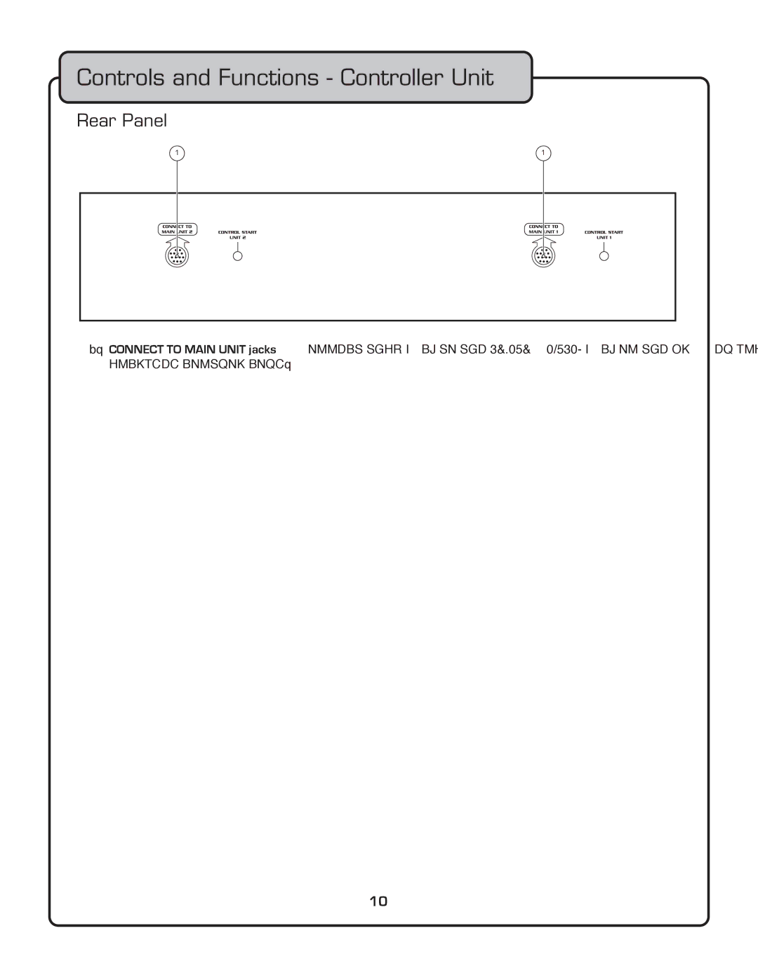 VocoPro CDG-8800PRO owner manual Controls and Functions Controller Unit 