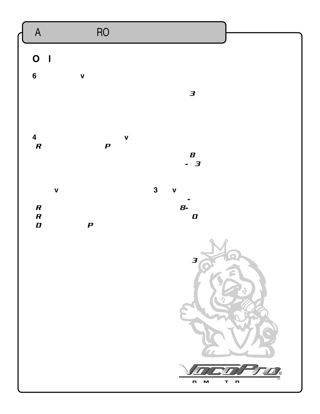 VocoPro DA-3800 PRO owner manual Table of Contents 