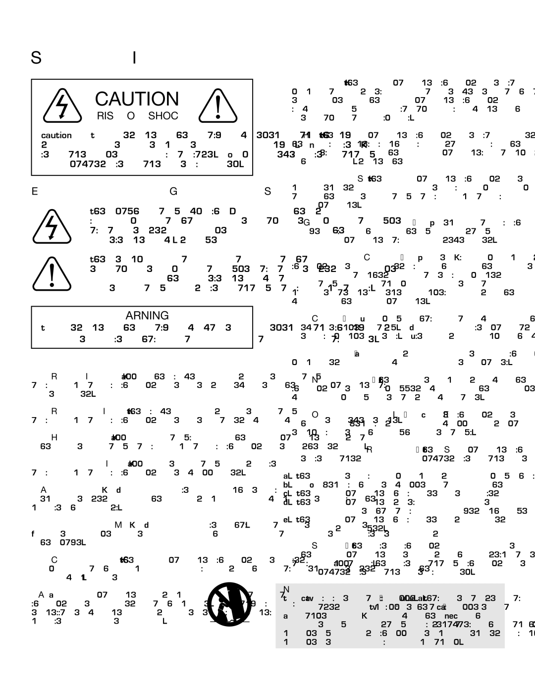 VocoPro DA-3800 PRO owner manual Safety Instructions 