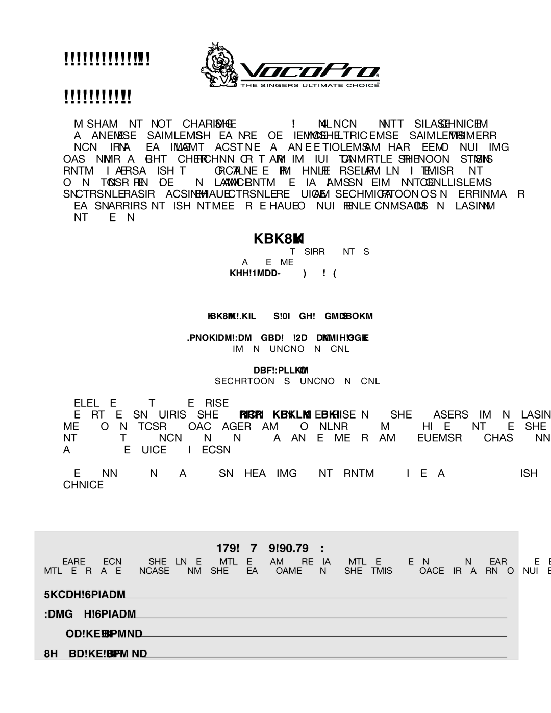 VocoPro DTX-9909K owner manual Welcome 