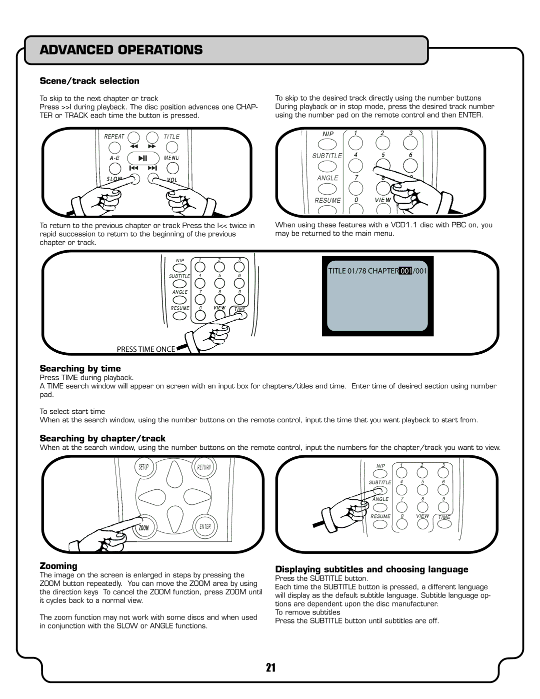 VocoPro DVX-780K owner manual Advanced Operations 