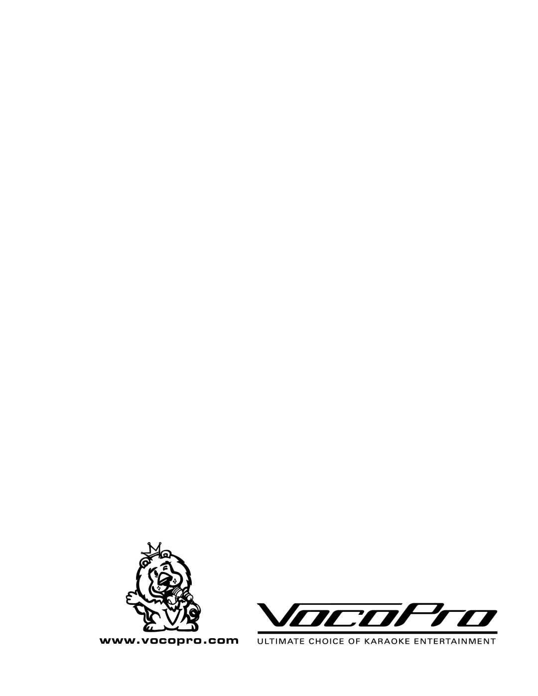 VocoPro DVX-780K owner manual 