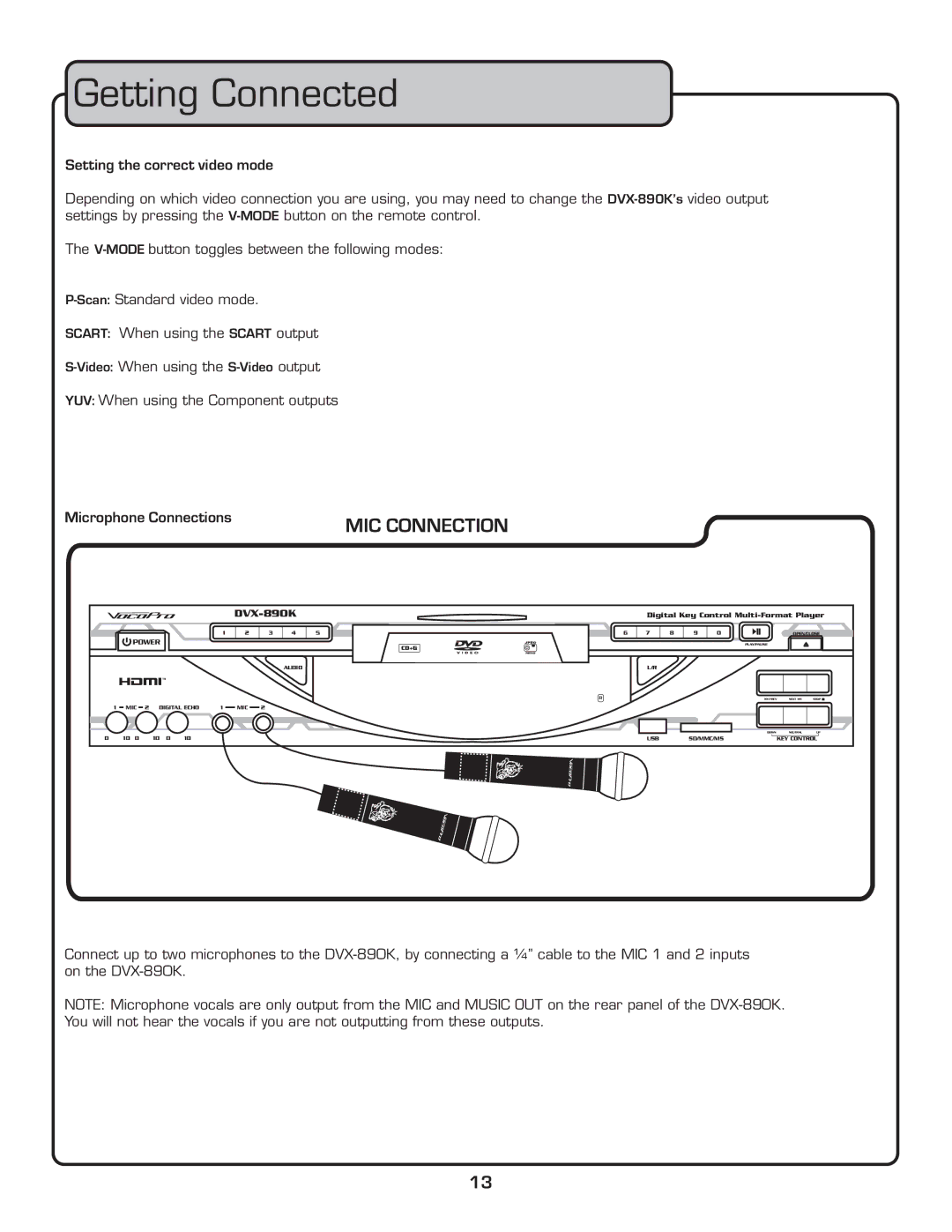 VocoPro DVX-890k manual 66+06*%144%68+&1/1, U 7HENHUSING THES Output, g+&1U 7HENHUSING THESg+&1 Output 