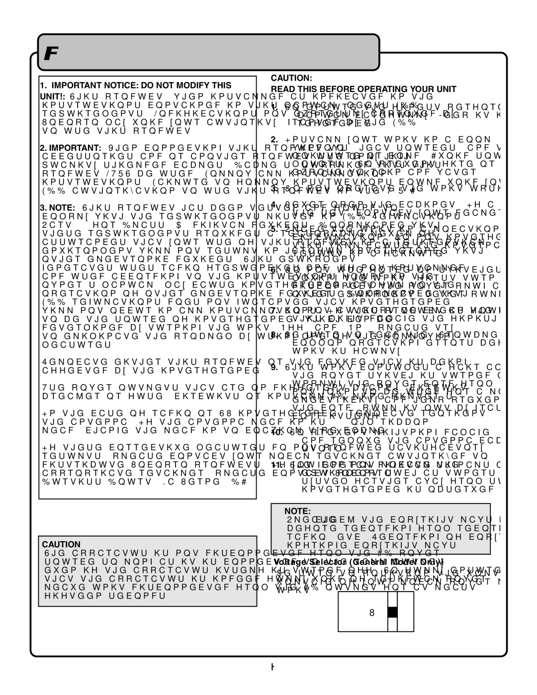 VocoPro UHF-5900 owner manual FCC Information 