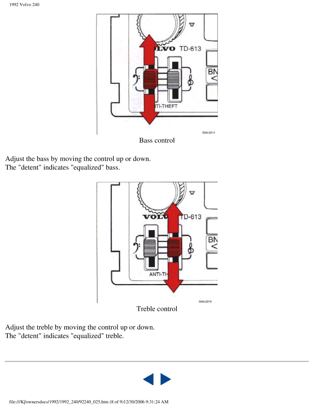 Volvo 1992 240 owner manual Volvo 