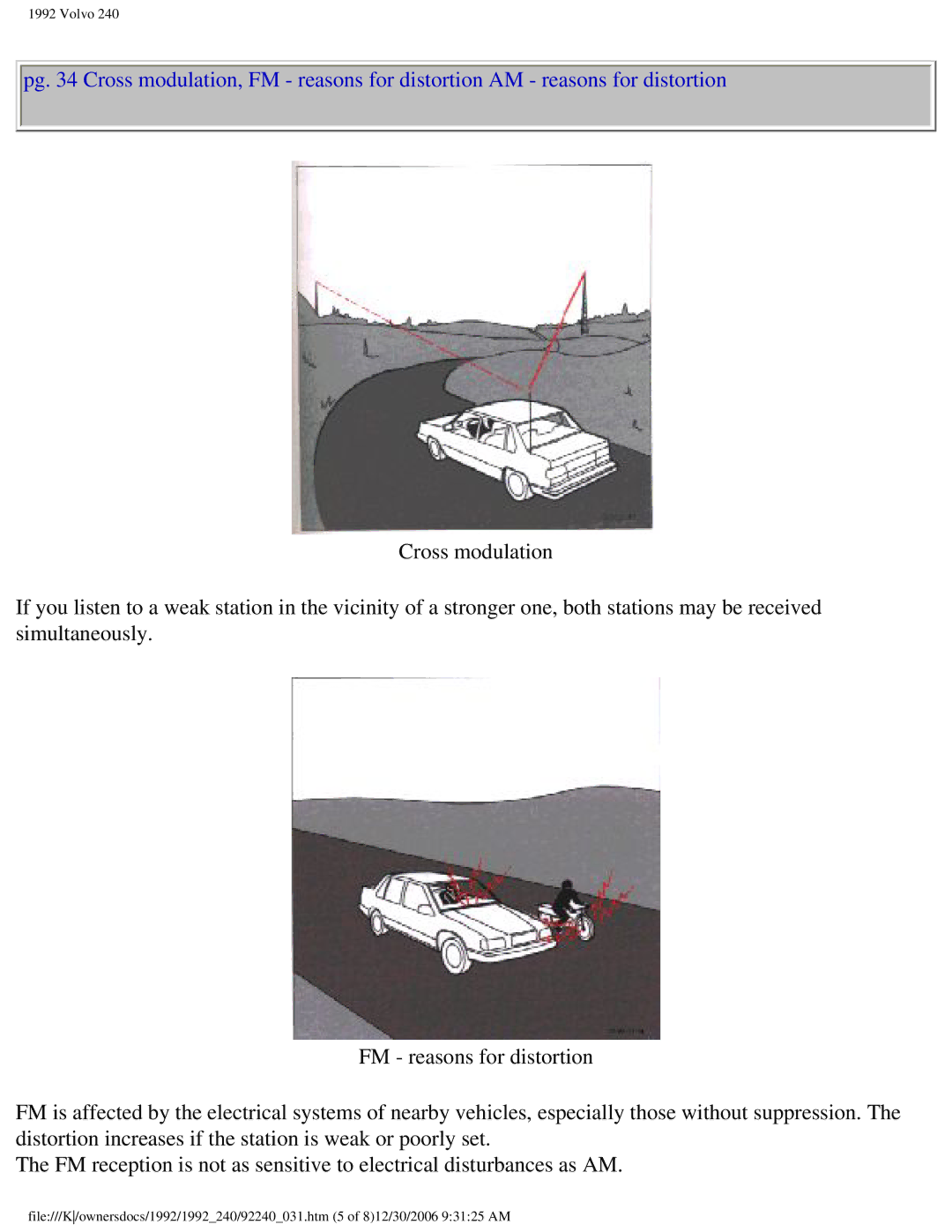 Volvo 1992 240 owner manual Volvo 