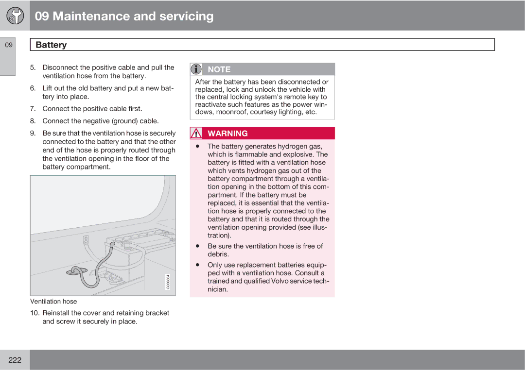 Volvo XC90 owner manual 222 