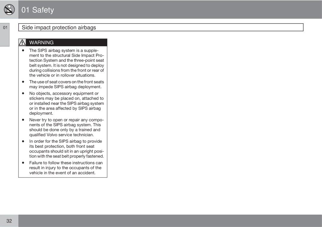 Volvo XC90 owner manual Safety 