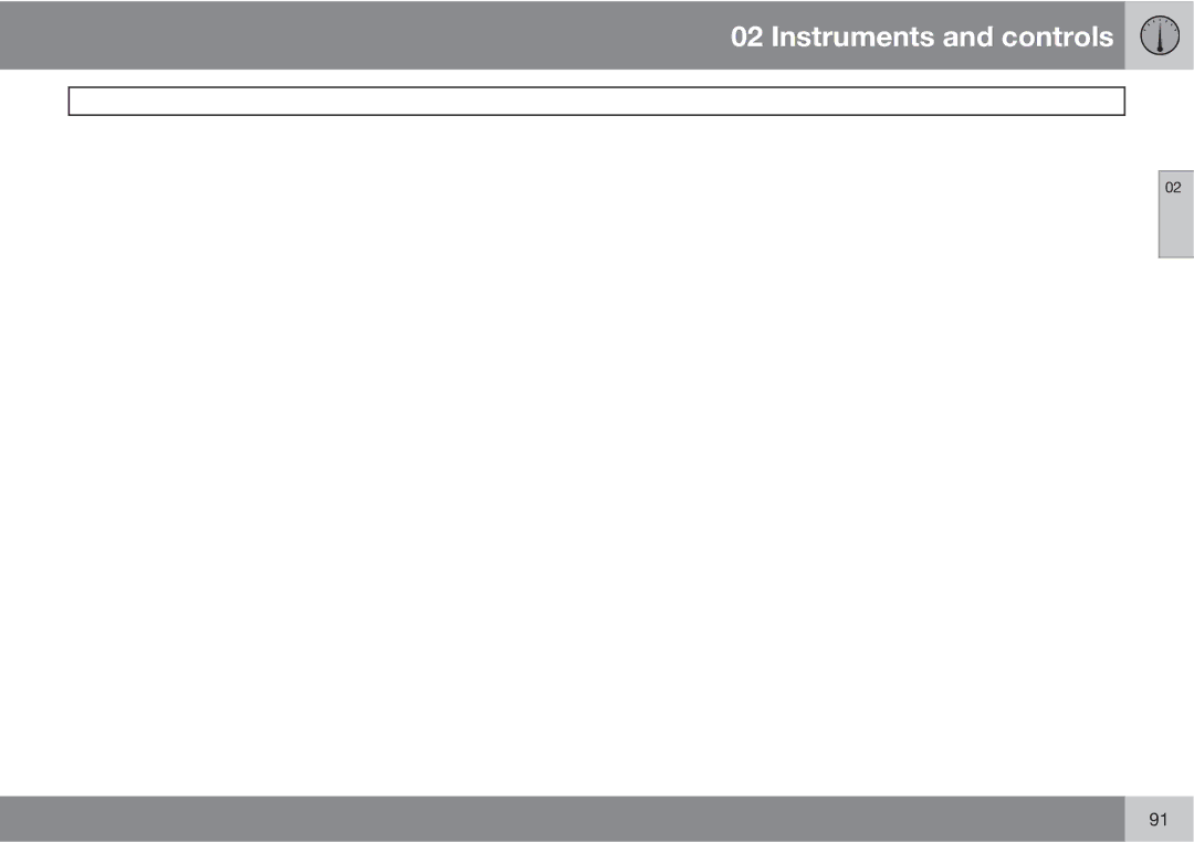 Volvo XC90 owner manual Instruments and controls 