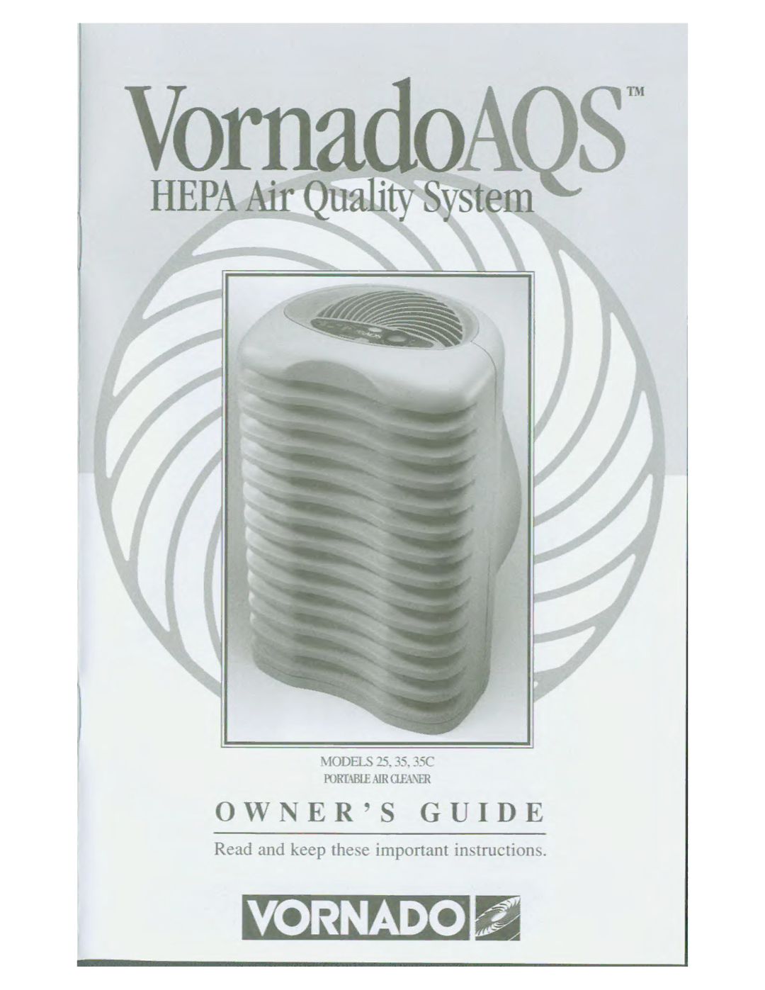 Vornado 35C manual 