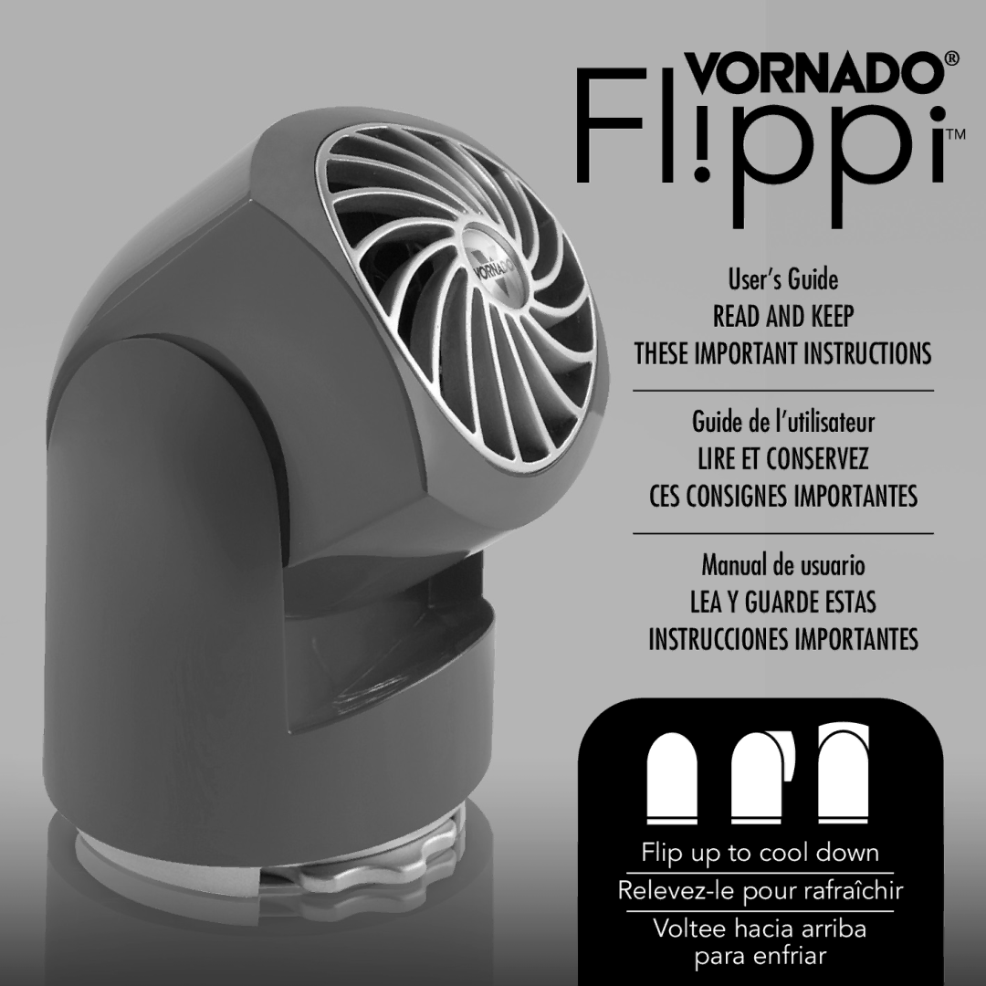 Vornado Flippi manual Read and Keep 