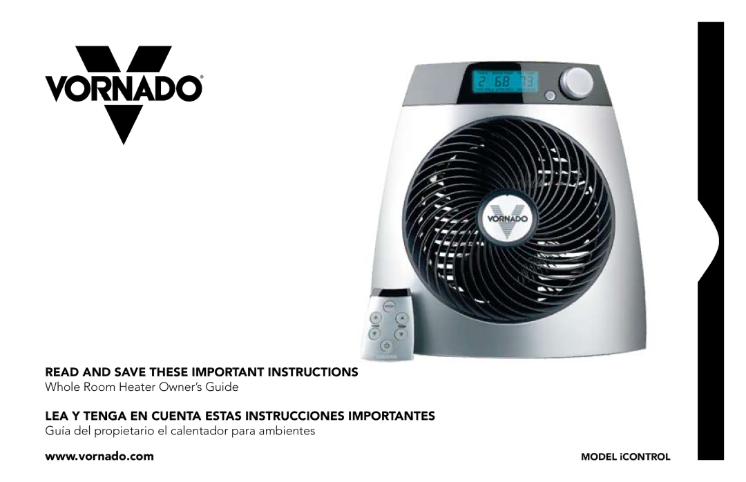 Vornado manual Model iCONTROL 