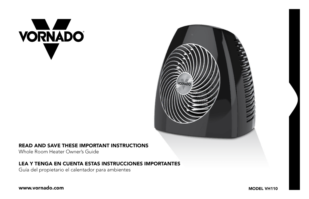 Vornado manual Model VH110 