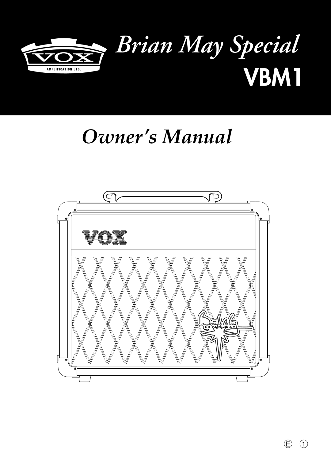 Vox VBM1 owner manual 