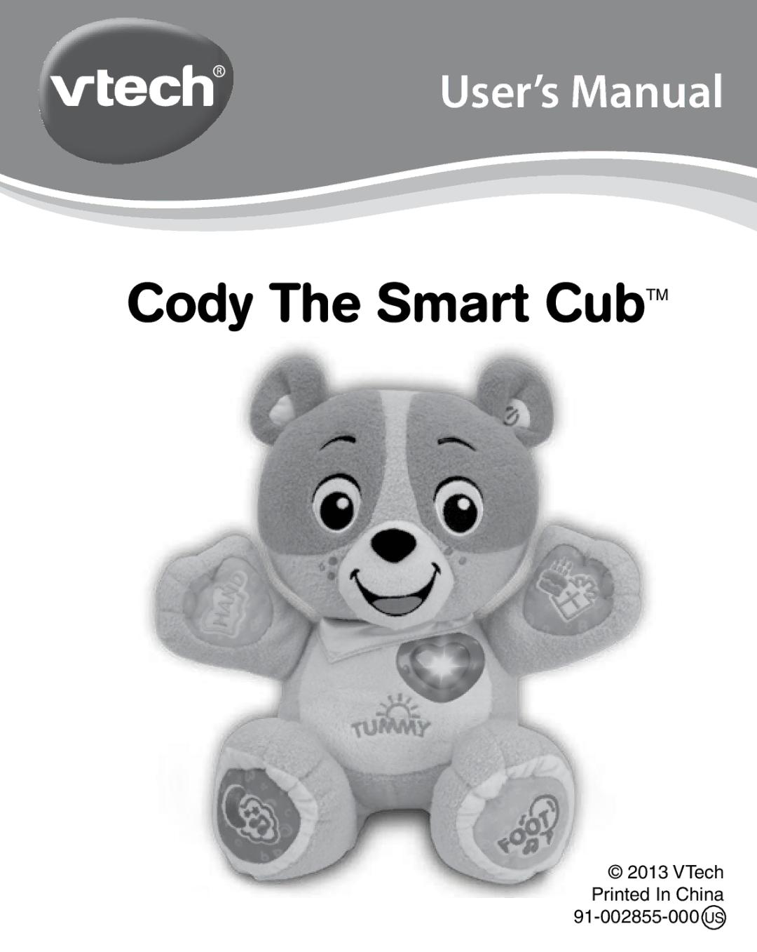 VTech 1472 user manual Cody The Smart CubTM 