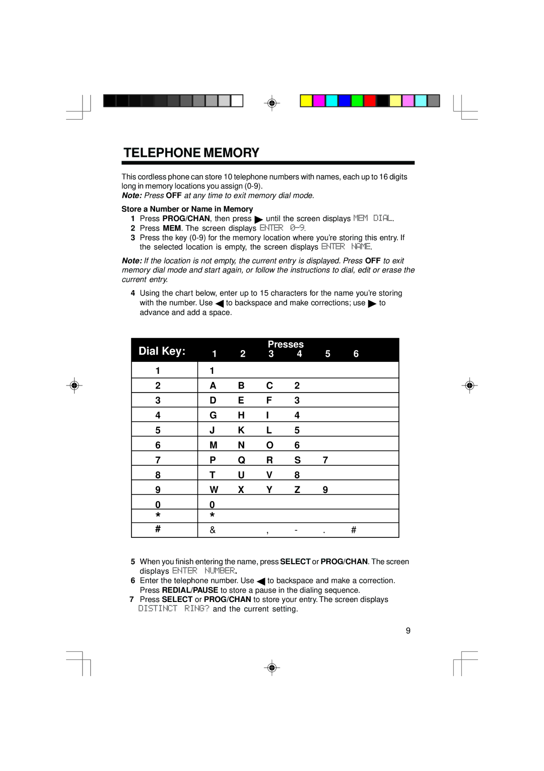 VTech 2428 manual Telephone Memory, Store a Number or Name in Memory 