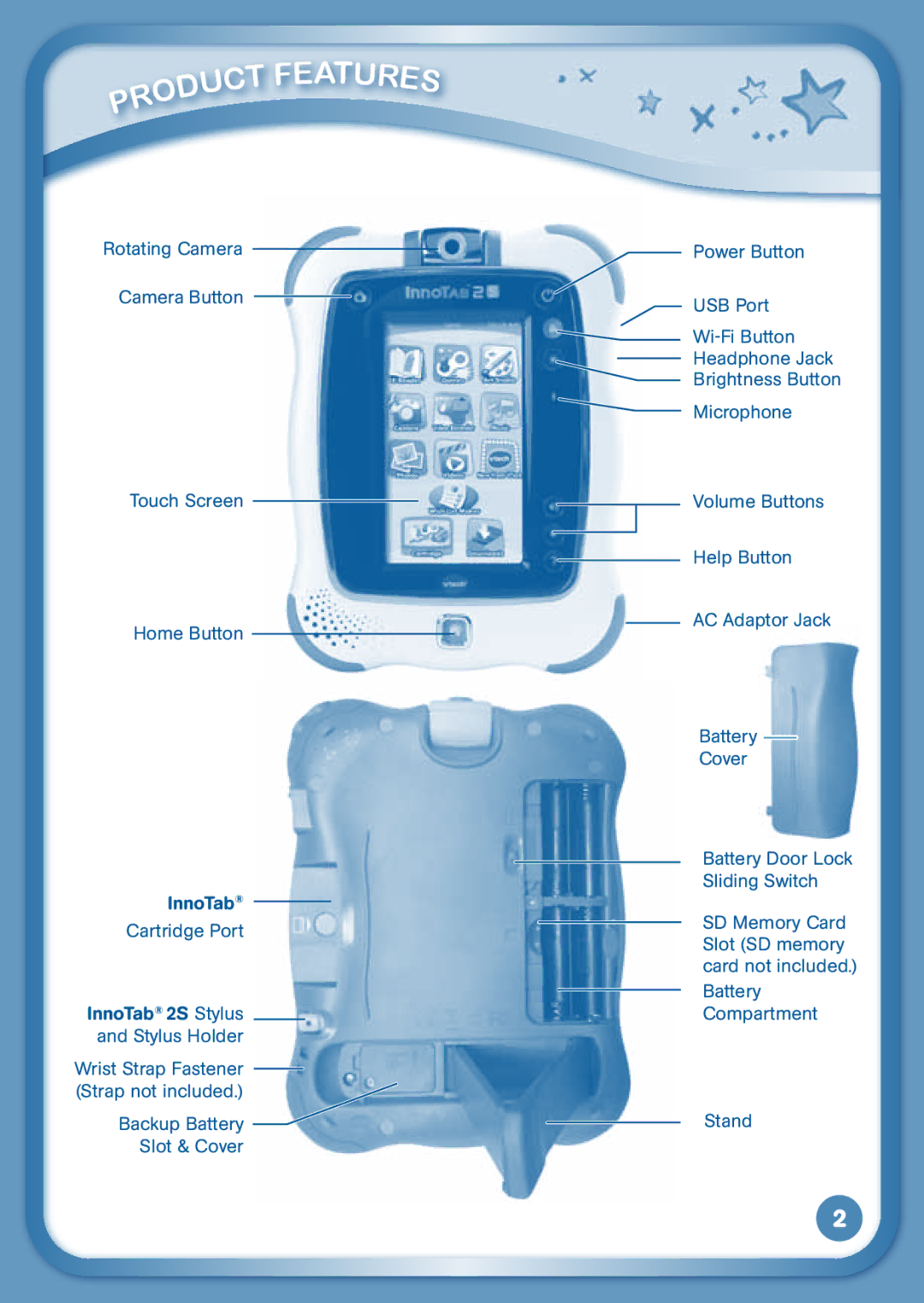 VTech 2S user manual Ct Fea tur e 