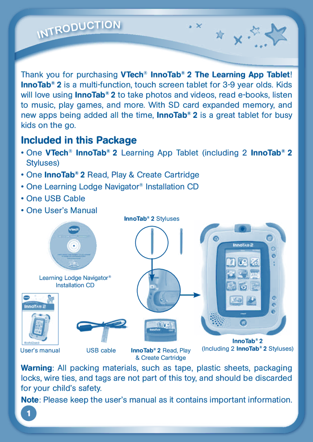 VTech 80-136850 user manual Tio, Included in this Package 