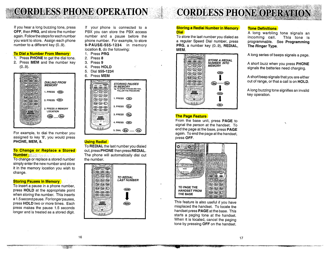 VTech 900I manual Phone, Mem 