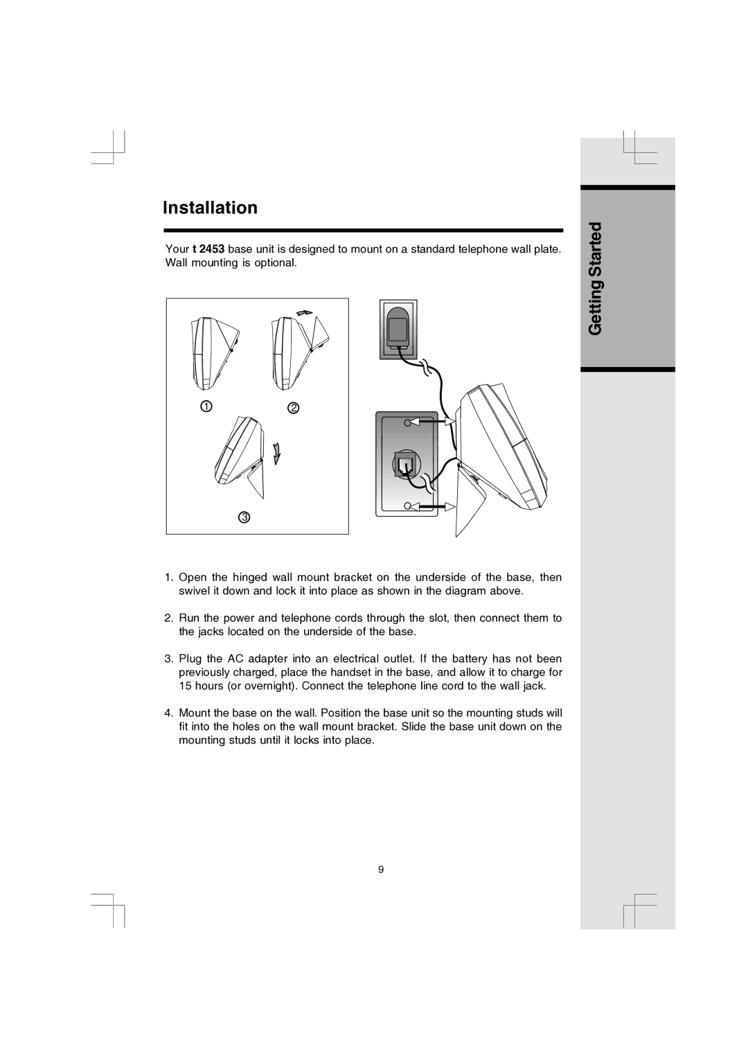 VTech 91-000173-040-000 manual Installation 