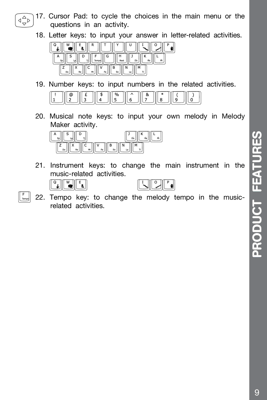 VTech 91-002136-014-000 user manual Product Features 