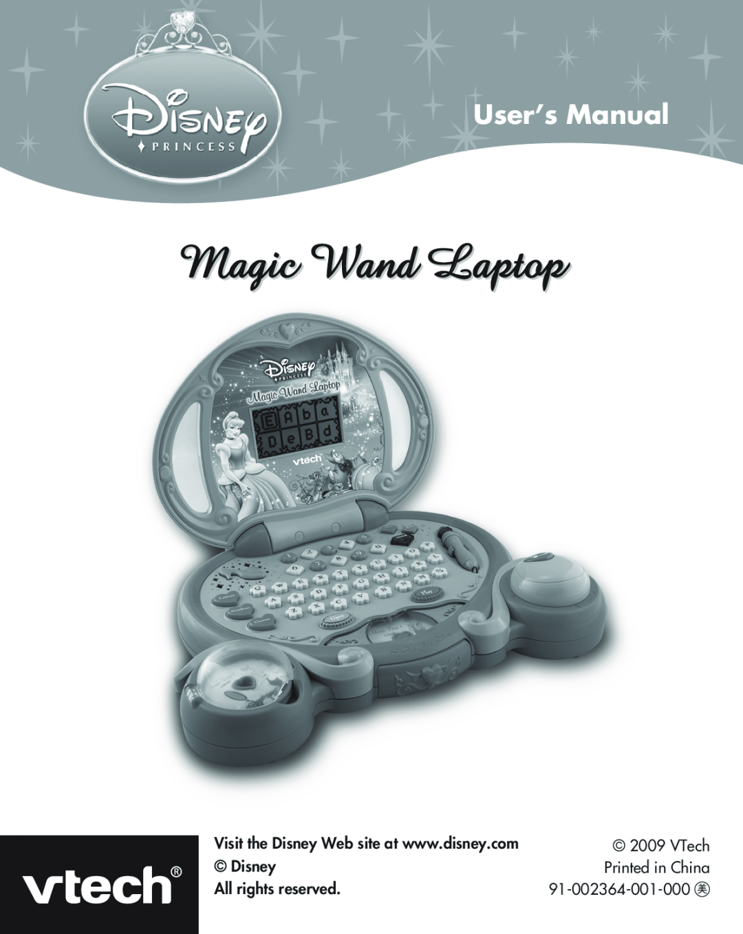VTech 91-002364-001-000 user manual Magic Wand Laptop, User’s Manual, All rights reserved 