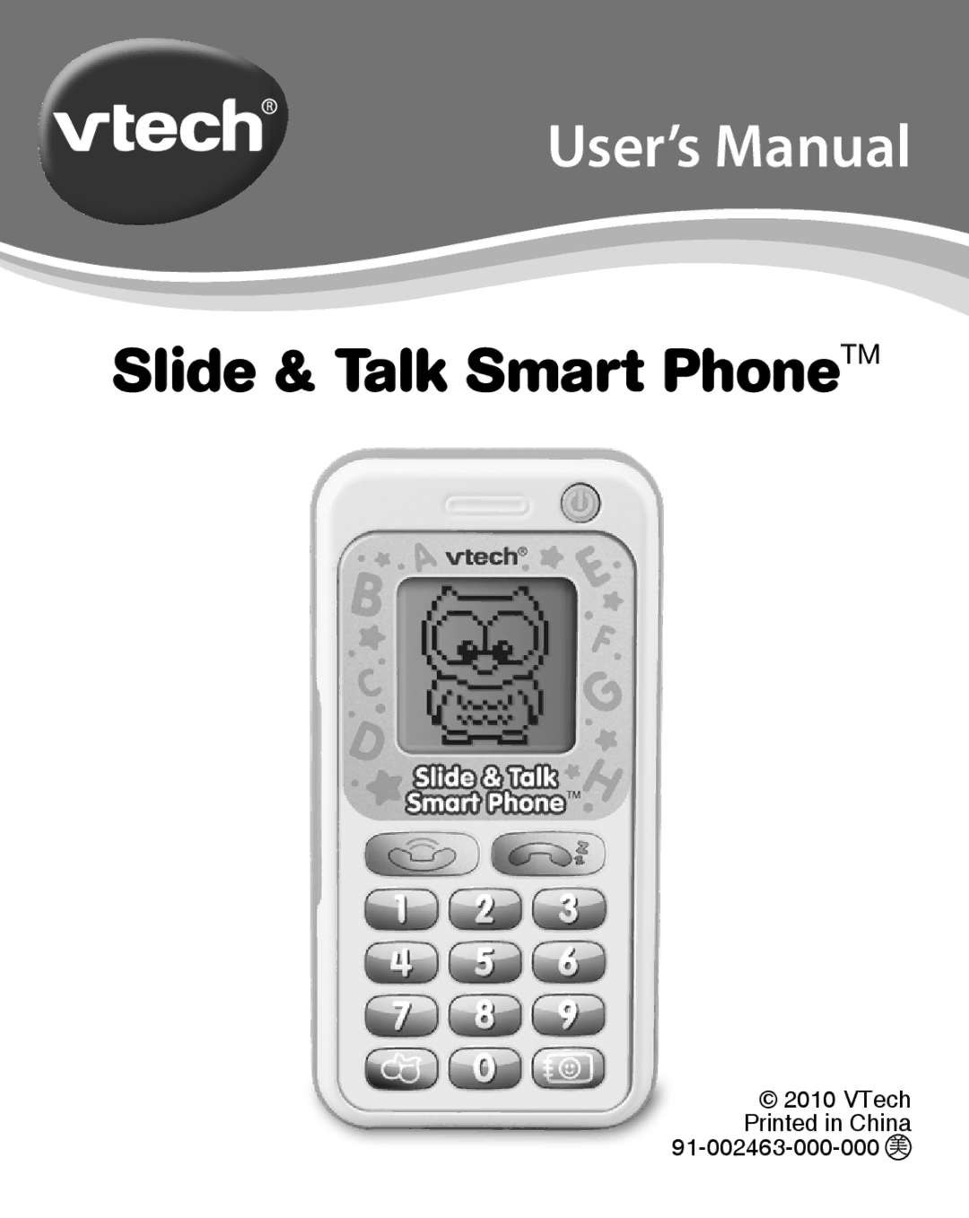 VTech 91-002463-000-000 user manual User’s Manual 