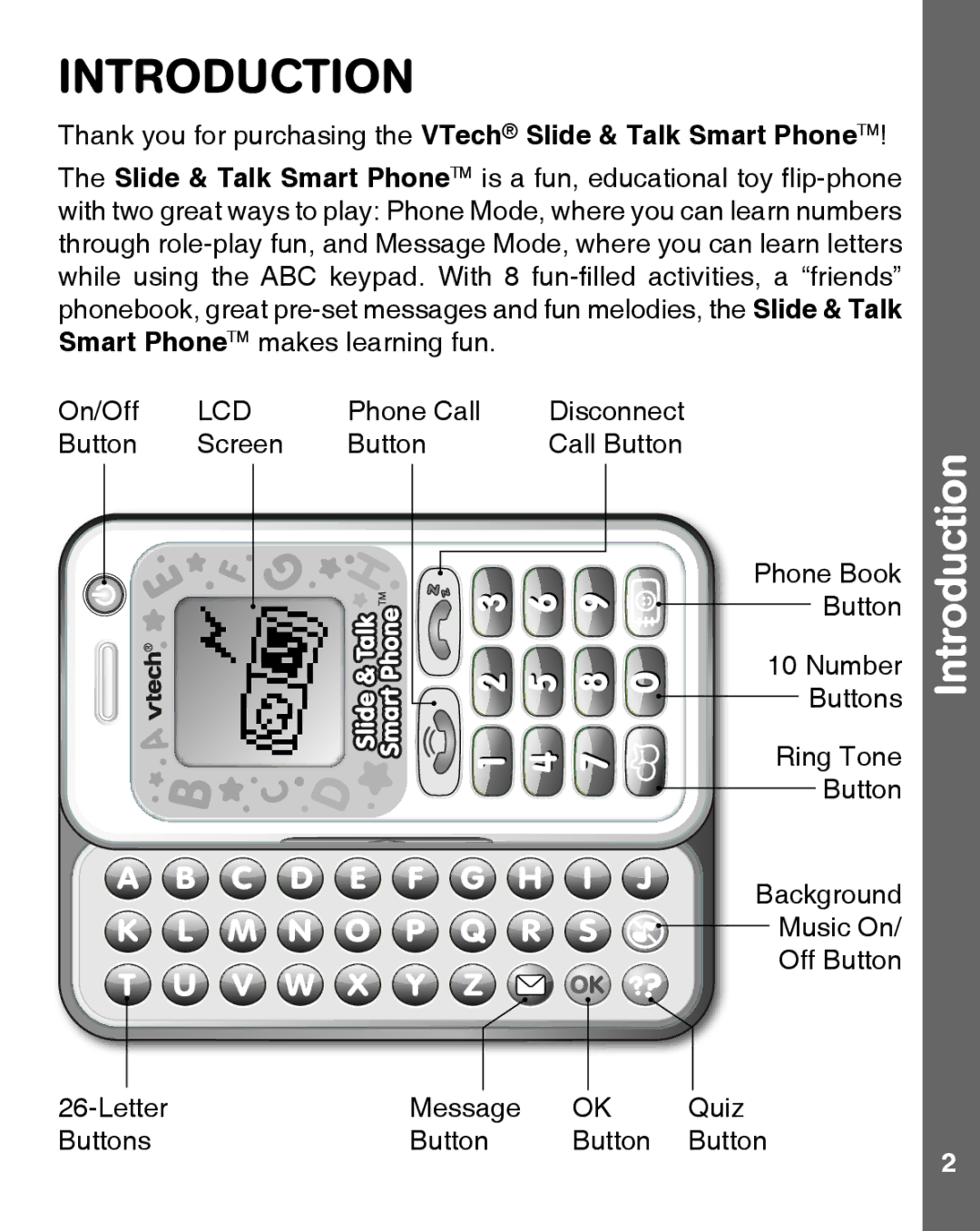 VTech 91-002463-000-000 user manual Introduction 