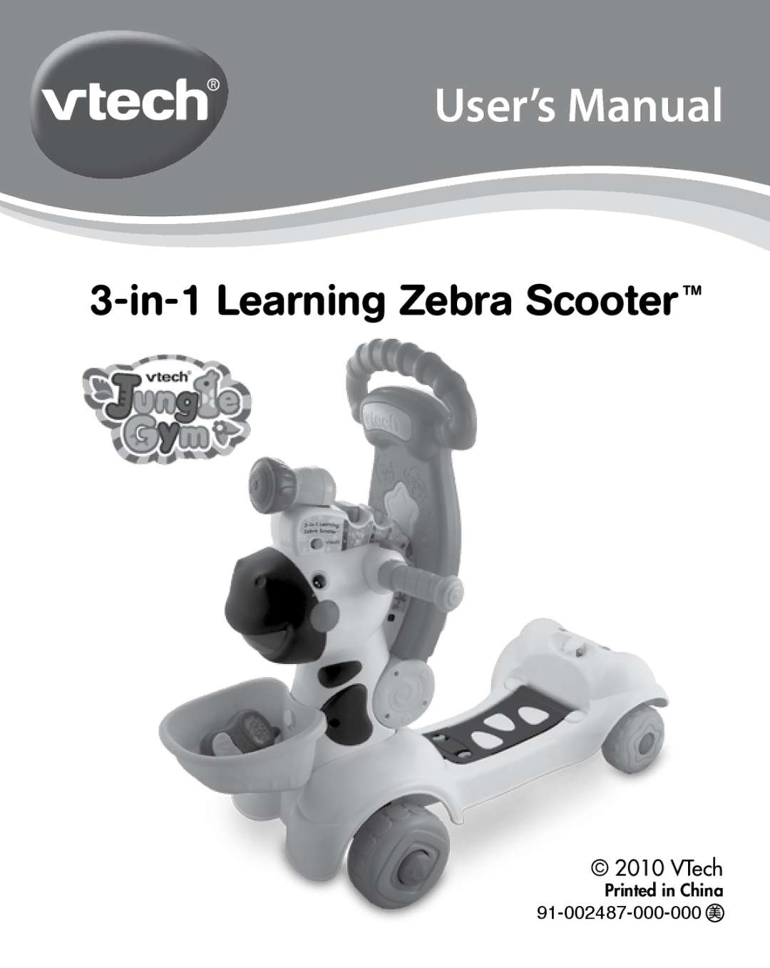 VTech 91-002487-000-000 user manual User’s Manual 