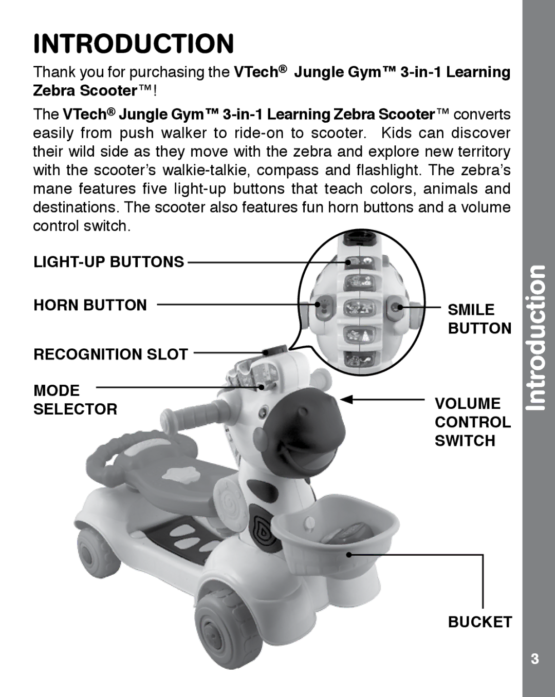 VTech 91-002487-000-000 user manual Introduction 