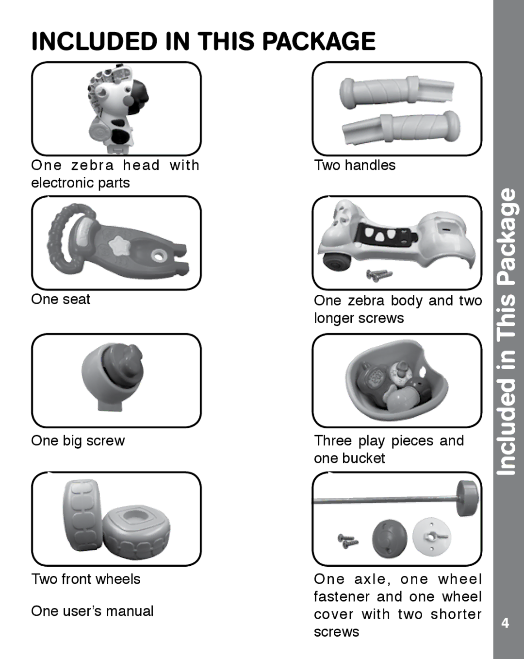 VTech 91-002487-000-000 user manual Included in this Package, Included in This Package 