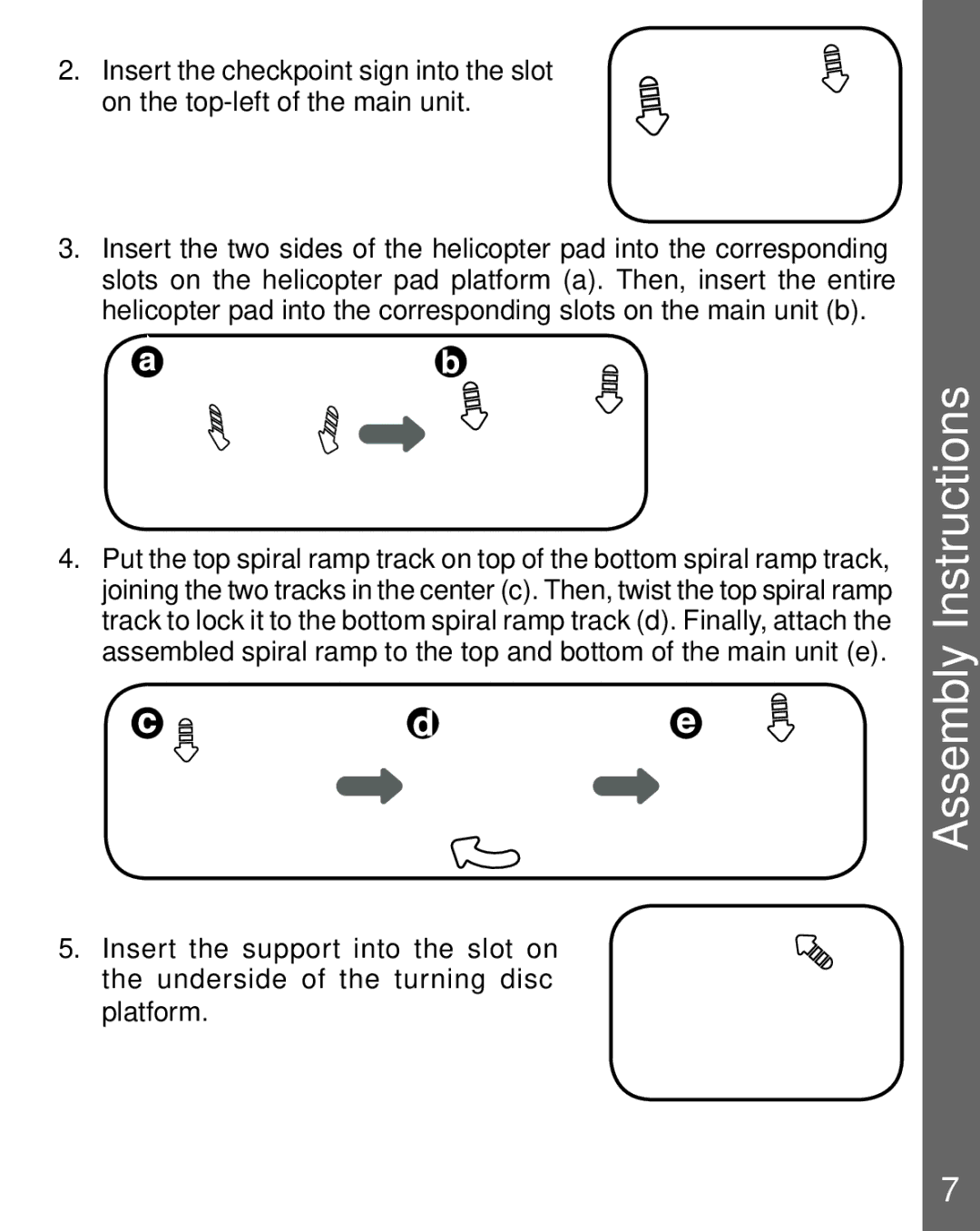 VTech 91-002594-000 user manual Assembly Instructions 