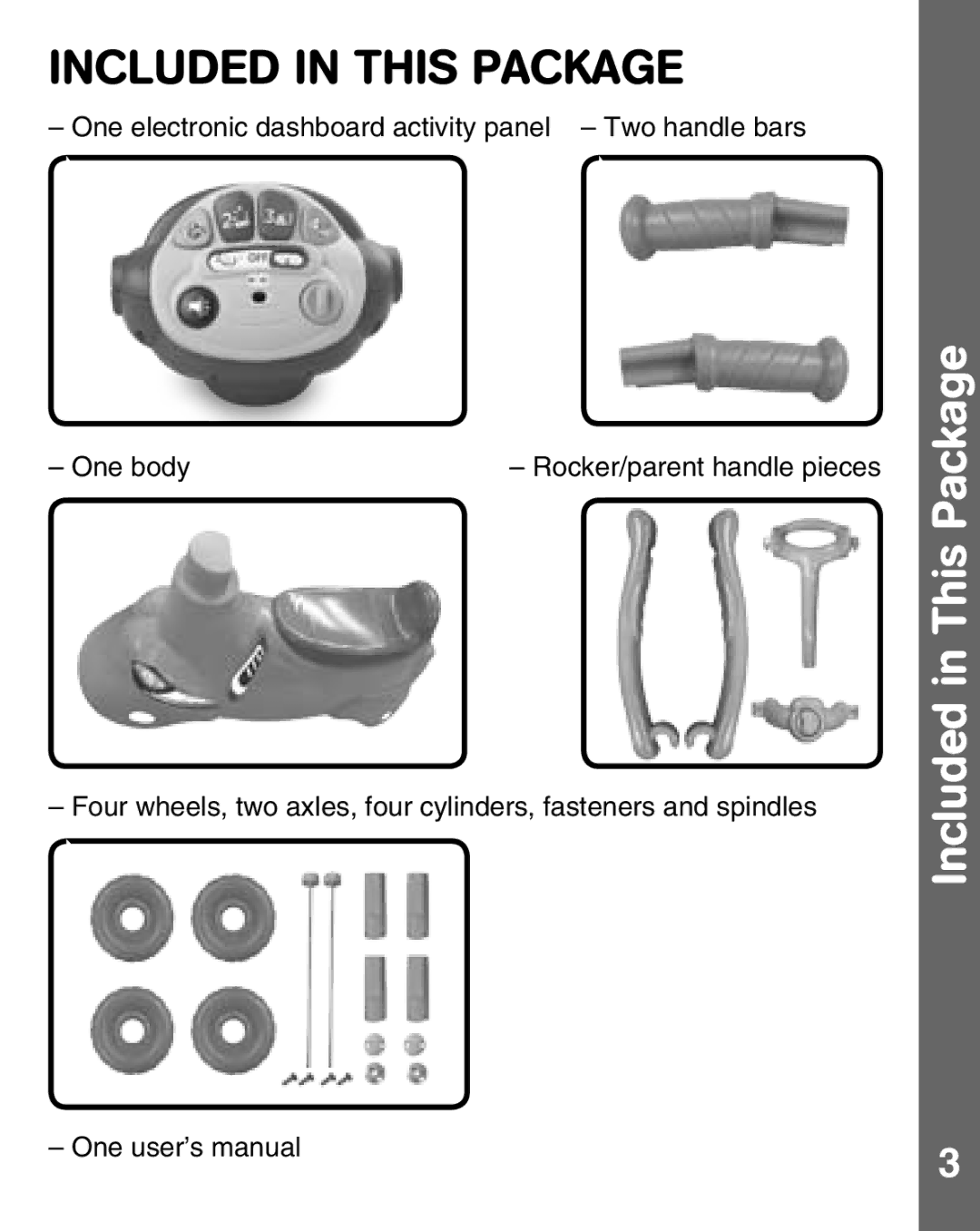 VTech 91-002768-007 user manual Included in this Package, Included in This Package 