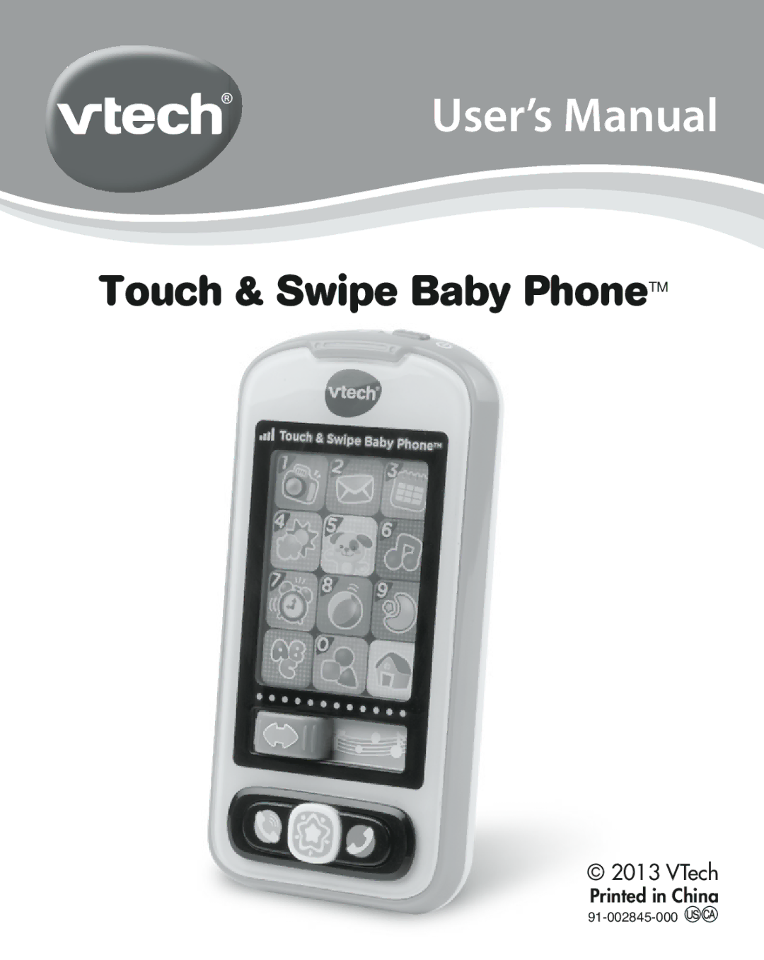 VTech 91-002845-000 user manual User’s Manual 